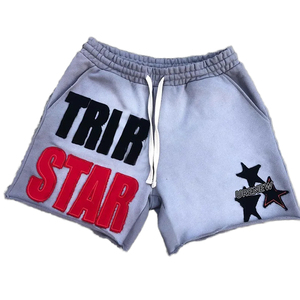 กางเกงขาสั้นใส่ได้ทั้งชายและหญิงกางเกงขาสั้นลายกรดซีดกันแดดออกแบบได้ตามต้องการฤดูร้อน - Product Image 2