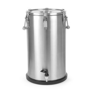 Contenitore Isolato Portatile Profi Line 35L con Rubinetto, Argento, 330x(H)570mm, Tumbler in Acciaio Inossidabile - Product Image 1