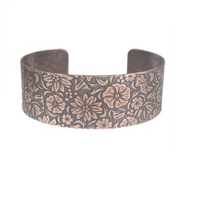 2025 New Year <b>Copper</b> Charm Bracelets Colorful Indian Handcrafted Natural Flower Design Bracelet <b>Copper</b> Jewelry for Women - Product Image 5