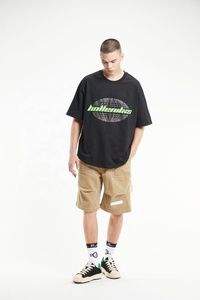 Camiseta de manga corta informal Original personalizada para hombre, última moda, 100% algodón, transpirable, superventas, tejido sólido de 220 gramos - Product Image 3