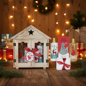 Set da Viaggio e Mini Fragranze in Legno per il Bagno, Caldi e Accoglienti per le Feste - Product Image 3