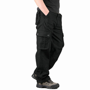 Pantalon cargo décontracté de haute qualité pour hommes de couleur noire Pantalon cargo élégant pour garçons - Product Image 3