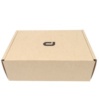 Boîtes en papier kraft faites à la main, réutilisables, charmantes, grandes, rectangulaires, en carton ondulé, gaufrage, emballage pour chaussettes en fourrure