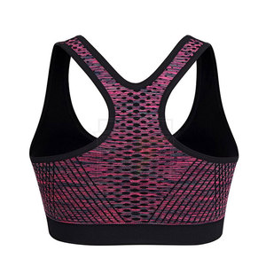 Best Selling Women's Sports <b>Bra</b> New Design Seamless Fitness Gym Yoga Crop Top Padded <b>Bra</b> Top XS to XL Sizes Made Spandex Lining - Product Image 3