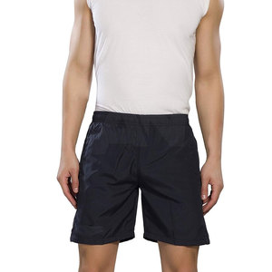 Micro pantalones cortos deportivos para hombre, 100% algodón, estilo informal con patrón sólido, secado rápido y transpirable, diseño de logotipo personalizable, precio bajo - Product Image 1