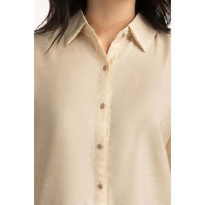 Camisas Casuales de Lino para Mujer, 100% Lino, Cuello Solapa, Corte Holgado, Talla XL, Ropa Casual para Primavera y Otoño - Product Image 6