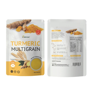 Cao <span class=keywords><strong>Fibre</strong></span> Multigrain Ngay Lập Tức Uống Bột Nghệ Gừng Ăn Sáng Ngũ Cốc 25G X 15 Gói - Product Image 2