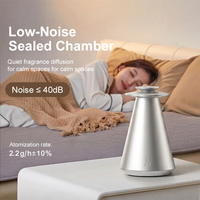 Diffuseur d'arômes intelligent DANQ, diffuseur de parfum rechargeable en métal pour bureau, 550 m² avec lumière 7 couleurs pour spa, salle de sport, vente en gros OEM