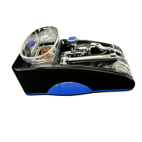 Mini máquina automática para hacer cigarrillos, máquina para liar cigarrillos eléctrica con rodillo para tabaco con inyector