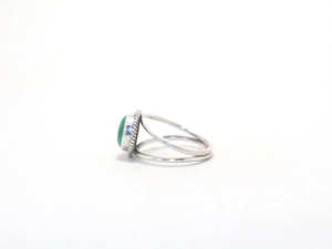 Wholesale Fashion Fine Jewelry 925 Sterling Silver <b>Ring</b> for Women Malachite <b>Ring</b> Wedding Gift Jewelry Handcrafted - Product Image 3