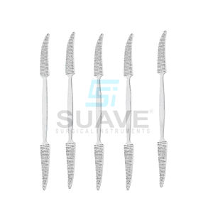 Nouveau jeu de 5 pièces d'instruments de chirurgie dentaire ensemble de limes osseuses dentaires de haute qualité par SUAVE INSTRUMENTS SURGICAUX - Product Image 1