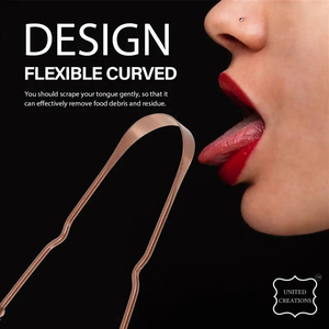 Wholesale Custom Wholesale U Shape <b>Tongue</b> <b>Cleaner</b> Oral Inox Scraper for Kids for Oral Care - Product Image 5