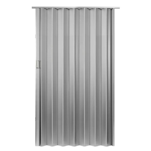 Chất lượng cao phổ oakmont PVC gấp cửa 48 "cao x 80" rộng màu bạc