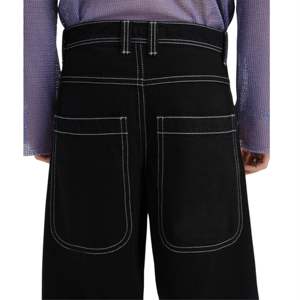 Lavage antique 1101 couronne canon Baggy jean 26 pouces bas coton lourd boutons personnalisés Rivets hommes décontracté rétro Denim - Product Image 5