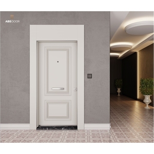 ABSDOOR SOLEMN Porte intérieure en acier postmoderne personnalisable, artisanat élégant, détails en relief, isolation phonique, Turquie - Product Image 5