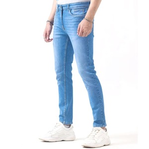 OEM personnalisé hommes droit Denim jean taille haute 100% coton lavé pantalon classique décontracté Streetwear style - Product Image 3