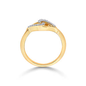 แหวนเพชรทองคำขาวสำหรับผู้หญิง - Product Image 4