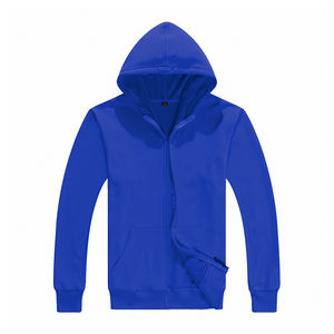 2025 personnalisé vierge de haute qualité Style de base hommes pleine fermeture éclair à capuche éponge, veste à capuche avec fermeture éclair pour hommes - Product Image 5