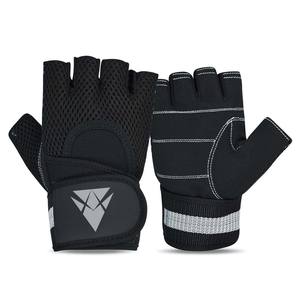 Gants d'entraînement en cuir personnalisés de la meilleure qualité avec dragonne réglable Protection supérieure pour la musculation sportive en gros - Product Image 1