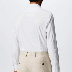 Printemps et automne nouveaux hommes Slim à manches longues décontracté haut tendance motif géométrique imprimé chemise mode chemise décontractée hommes Shirr - Product Image 6