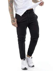 กางเกงวอร์มขายาวเอวสูงสำหรับผู้ชาย ผ้าฝ้ายฟลีซระบายอากาศ เหมาะสำหรับเล่นกีฬาและวิ่งในฤดูหนาว - Product Image 6