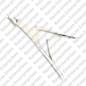 Poinçon crânien conique 22.5cm avec rongeur crânien outils chirurgicaux de désossage neurochirurgie Instruments en acier inoxydable - Product Image 4