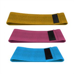 Comfortable Elastic Hip Circle Resistance Band / Non Slip Soft Polyester <b>Fabric</b> Custom Private Label Medium Exercise Bands - Product Image 5