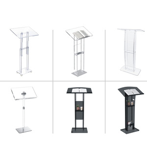 Thương mại hiện đại trong suốt Acrylic thông minh PODIUM cho nhà thờ Bục Giảng Acrylic kỹ thuật số PODIUM nhà thờ bàn - Product Image 6