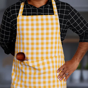 Latest Design Pure Cotton Apron for Cooking Soft, Breathable & Comfortable <b>Kitchen</b> Wear with Private <b>Label</b> - Product Image 4