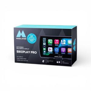 Midland BikePlay Pro C1682 Pantalla Multimedia para Auto y Moto con CarPlay Universal y GPS Android para Motocicleta y Automóvil - Product Image 6