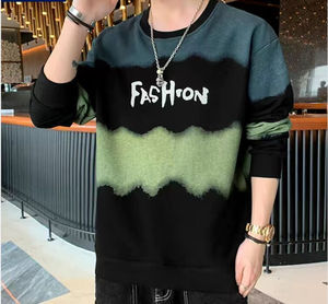 Sweat-shirt à col rond vintage personnalisé avec logo imprimé personnalisé de haute qualité pour hommes Hiver Polyester/Coton - Product Image 2