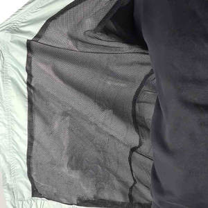 Veste coupe-vent en toile enduite à capuche pour hommes en gros, taille plus, automne, design personnalisé, séchage rapide, respirante - Product Image 6