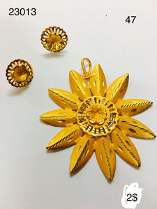 18K <b>Gold</b> Plated Titanium Alloy Leaf Pendant <b>Earrings</b> Latest Trendy Punk Style <b>Studs</b> for Girls Women for Wedding Parties - Product Image 2