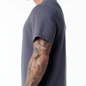 Camiseta de Algodón 100% para Hombre, Estilo Urbano, Gruesa, Holgada, con Hombros Caídos, Corte Cuadrado, Súper Cómoda - Product Image 6