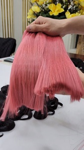 Extensiones de Cabello Humano Virgen Vietnamita 100% de Doble Trama, Súper Calidad, Liso Natural, Color Rubio - Product Image 2