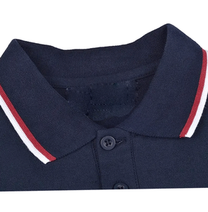 Camiseta de Golf Personalizable para Hombre, Manga Corta, Color Sólido, con Logotipo Bordado, Transpirable, Cuello Personalizado, Tejido de Punto - Product Image 3