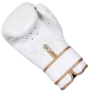 Guantes de Boxeo MMA con Logotipo Personalizado, de Cuero, Antideslizantes, con Cierre de Gancho y Bucle, para Entrenamiento - Product Image 2
