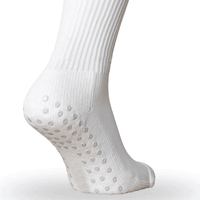 Chaussettes de sport antidérapantes respirantes pour femmes, yoga, pilates, avec logo personnalisé, imprimées par transfert thermique, coton/polyester, hiver