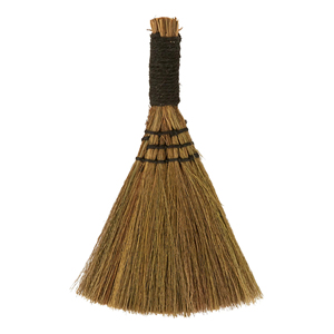 Outils de nettoyage fournitures ménagères paille faite à la main balai doux avec manche court Mini balai à main vente en gros du Vietnam - Product Image 4