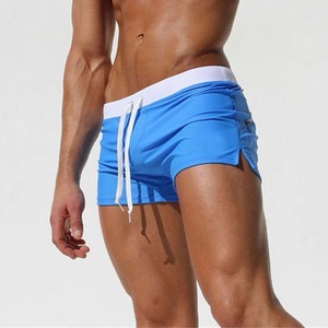 Pantalones cortos de cintura elástica estilo Hip Hop para hombre 2025, ropa deportiva sólida de secado rápido, bañadores, forro de malla para la playa, Traje de surf antiarrugas - Product Image 3