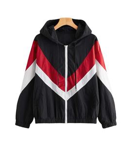 Vestes pour hommes imperméables sur mesure, taille plus, coupe-vent, couleur contrastée, veste coupe-vent avec capuche - Product Image 5