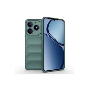 Coque de téléphone en silicone TPU flexible vert foncé Realme C61, design ethnique, brillant, antichoc, pour 11pro 14 Plus 14pro - Product Image 1