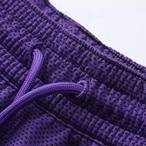 Pantalon de basket-ball couleur unie pour hommes cordon de serrage décontracté entraînement sportif pantalon de course 100% coton taille élastique pantalon pour hommes - Product Image 2