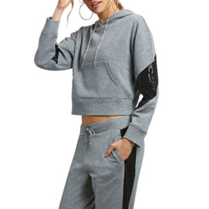 Sudadera con Capucha para Mujer, Lavado Ácido, Forrada, Al Por Mayor, Fabricante, Felpa de Algodón Grueso, Sudadera de Invierno, Holgada, Lisa - Product Image 2