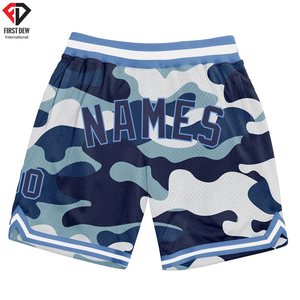 Vente en gros d'usine de Club personnalisé, tissu de maille 100% Polyester de qualité supérieure, fabriqué au pakistan, meilleure vente, court de basket-ball sublimé - Product Image 5