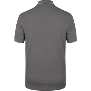 100% algodón transpirable sin arrugas manga corta patrón sólido para Polo camisa Casual ropa elegante para cómodo todos los días - Product Image 5