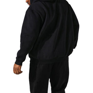 Sweat-shirts pour hommes à impression personnalisée, best-seller, 100% coton, hiver, uni, surdimensionné, poids lourd, décontracté, pull-over - Product Image 3