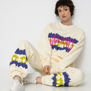 Ensemble de survêtements sublimés personnalisés pour femmes/grande taille, tenue décontractée, ensemble de sweat-shirt de jogging 2 pièces à la mode - Product Image 1