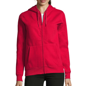 Sudaderas con Capucha para Mujer, Diseño Casual de Invierno con Cierre Completo, Bordado Personalizado, Fabricante Experto de Bangladesh - Product Image 1