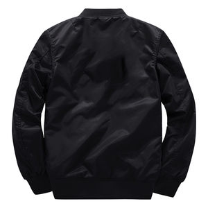 Blouson aviateur pour homme de qualité supérieure, confortable, à ressorts enduits, taille personnalisée, édition lourde, tendance, anti-rides, coupe régulière, tendance - Product Image 5